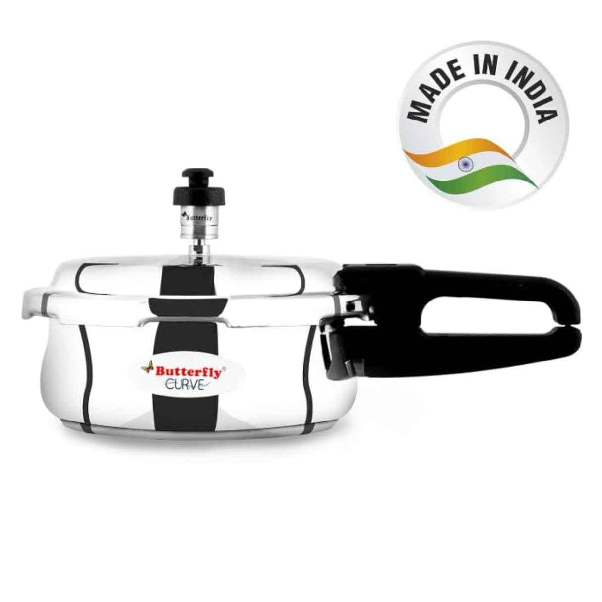 Butterfly Curve SS Pressure Cooker 2 L_2