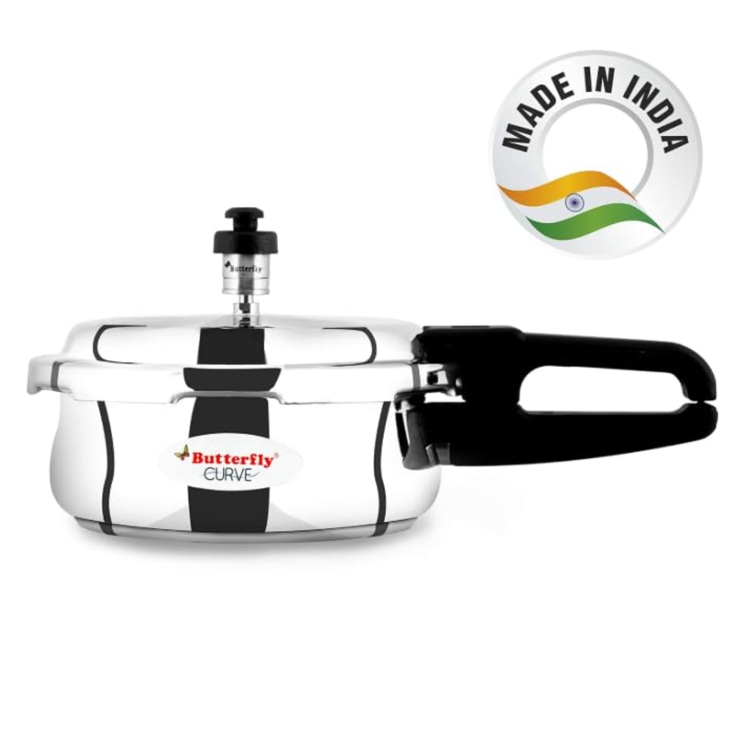 Butterfly Curve SS Pressure Cooker 2 L_2