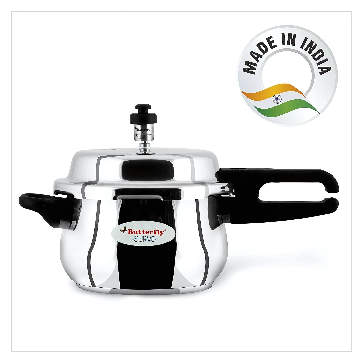 Butterfly Curve SS Pressure Cooker 3 L_2