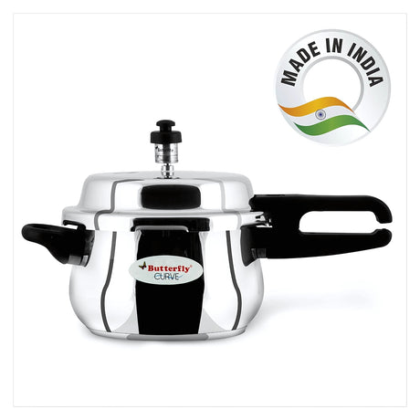 Butterfly Curve SS Pressure Cooker 3 L_2
