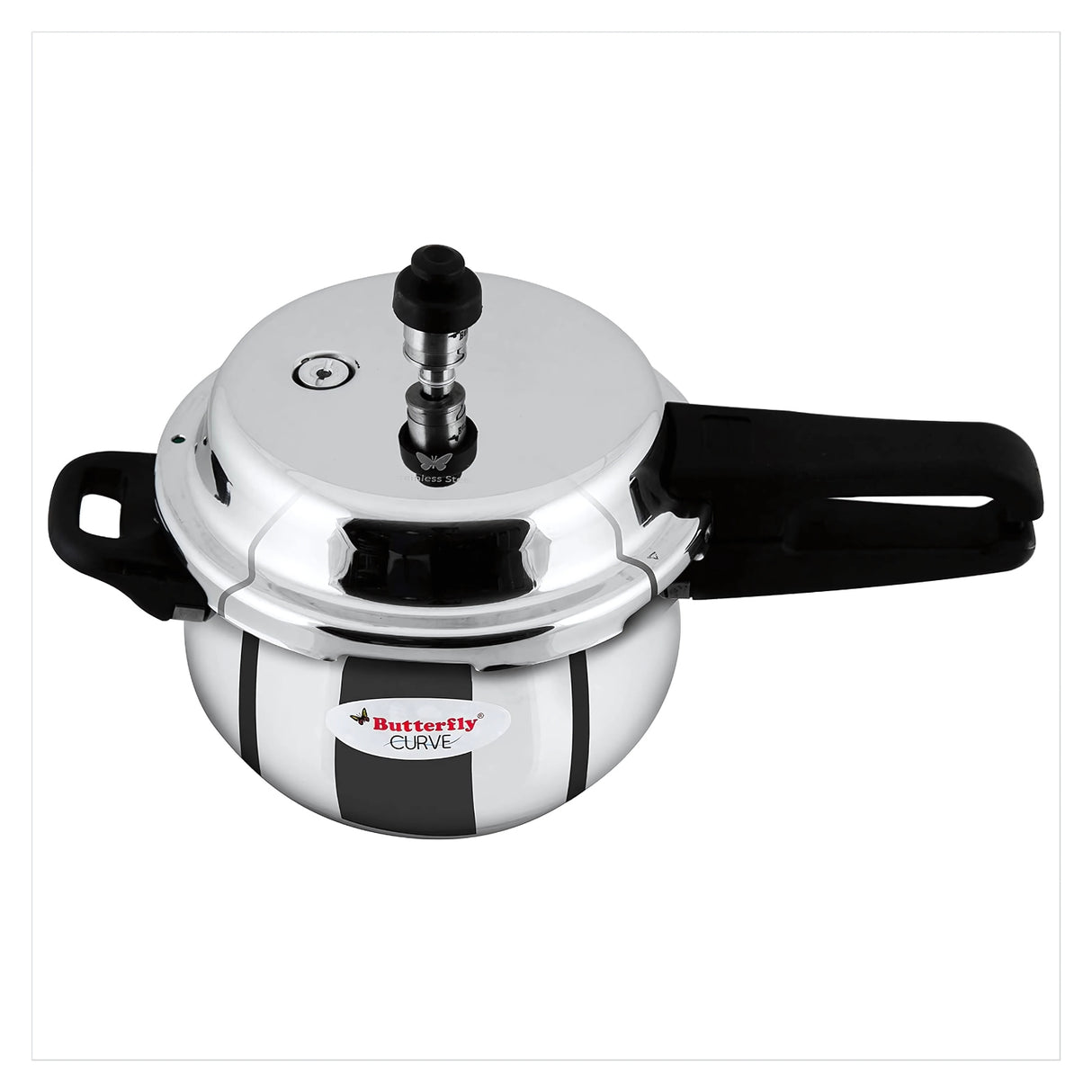 Butterfly Curve SS Pressure Cooker 3 L_4