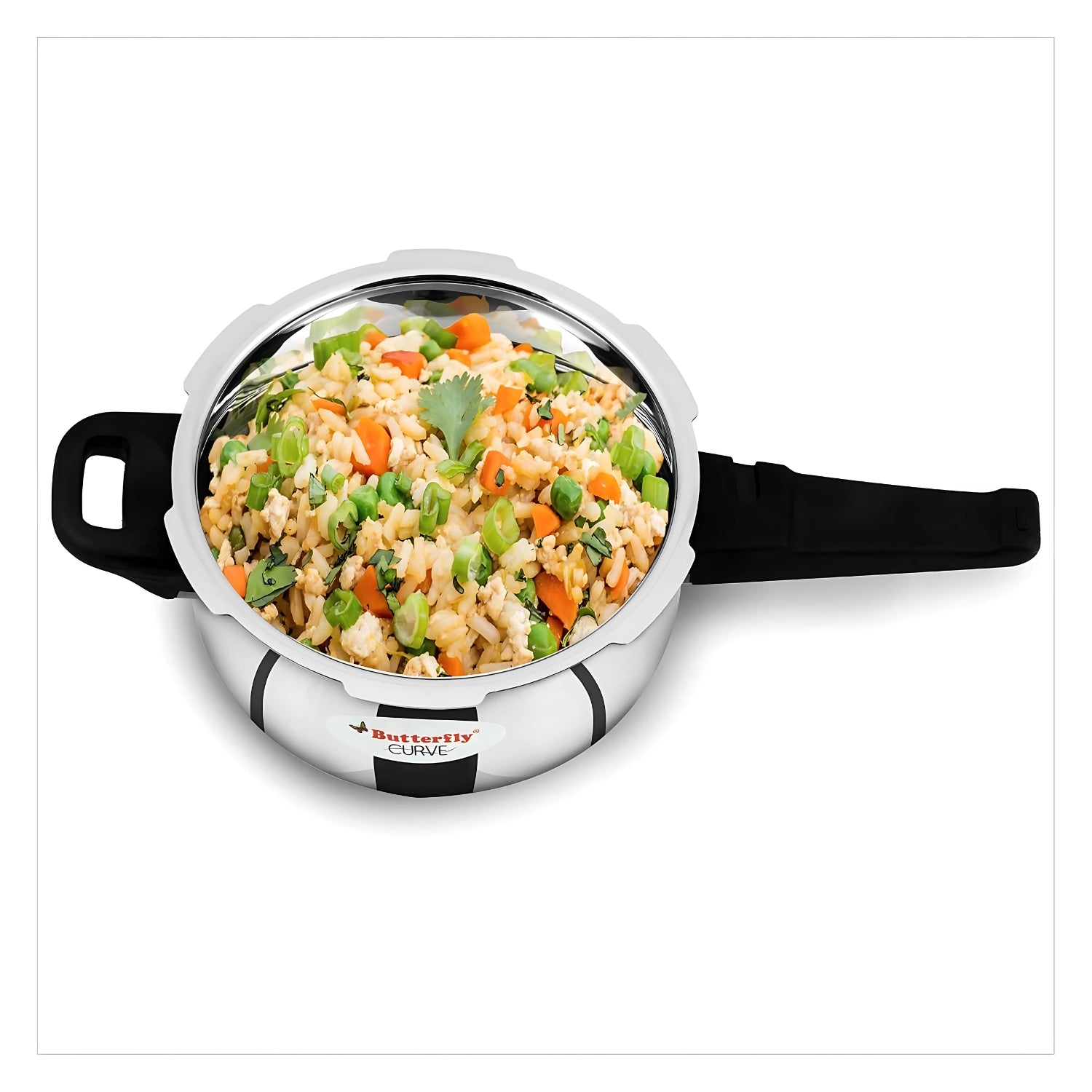 Butterfly Curve SS Pressure Cooker 3 L_5