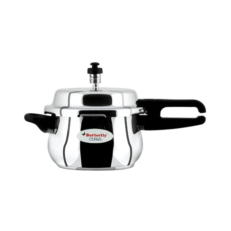 Butterfly Curve SS Pressure Cooker 3 L_Front View
