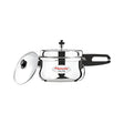 Butterfly Cute SS Pressure Cooker with Glass Lid 3 L_Front View
