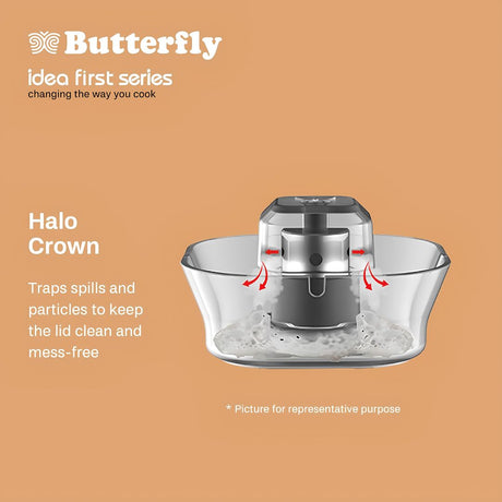 Butterfly Duo Curve Stainless Steel Pressure Cooker 2 L_Features 1