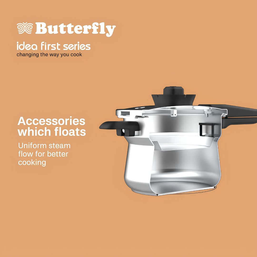 Butterfly Duo Curve Stainless Steel Pressure Cooker 2 L_Features 2