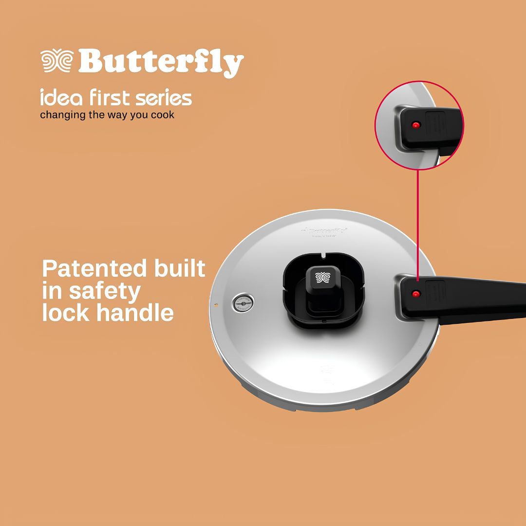 Butterfly Duo Curve Stainless Steel Pressure Cooker 5 L_Features 3