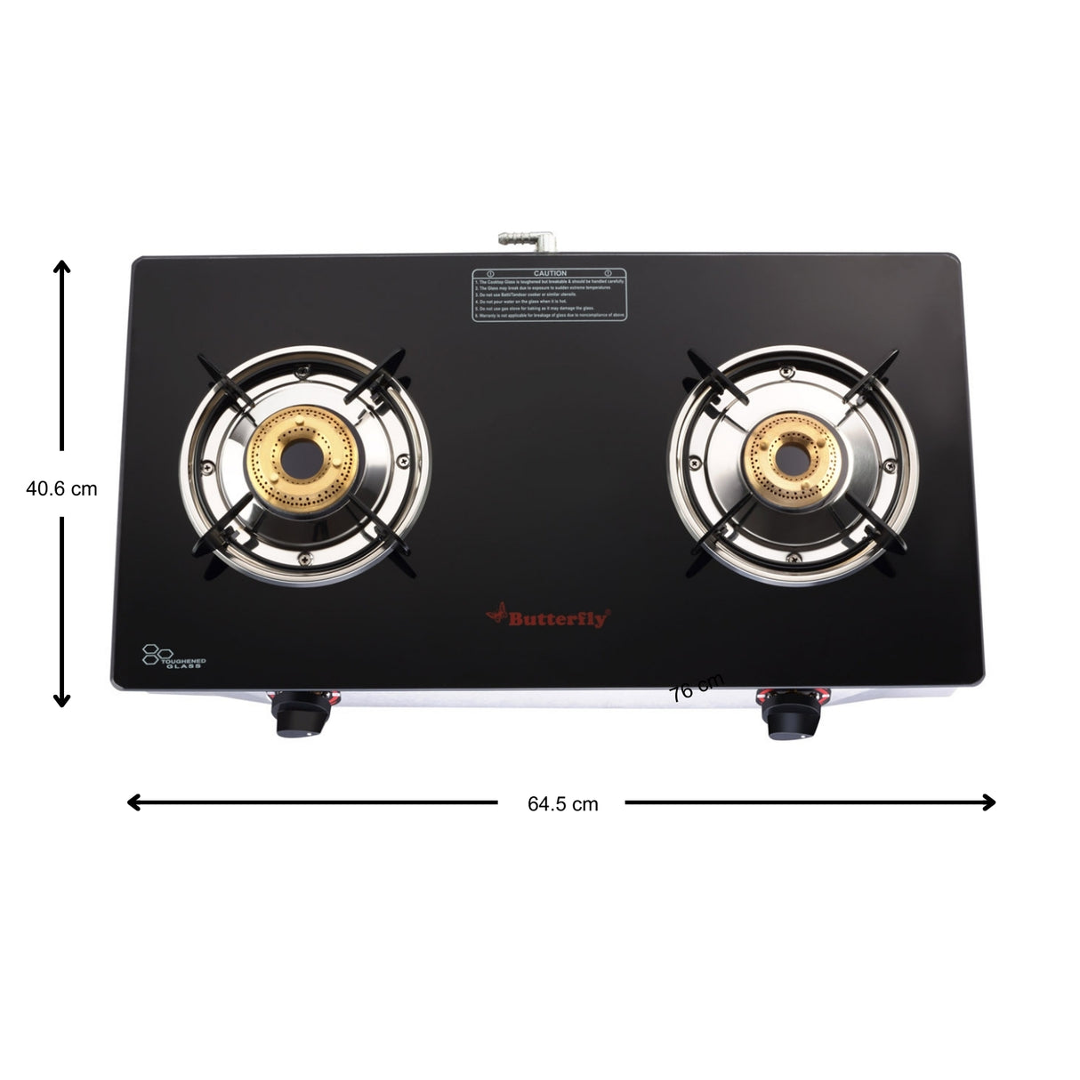 Butterfly Duo Plus 2-Burner Glass-Top Stove – Black Glass_4