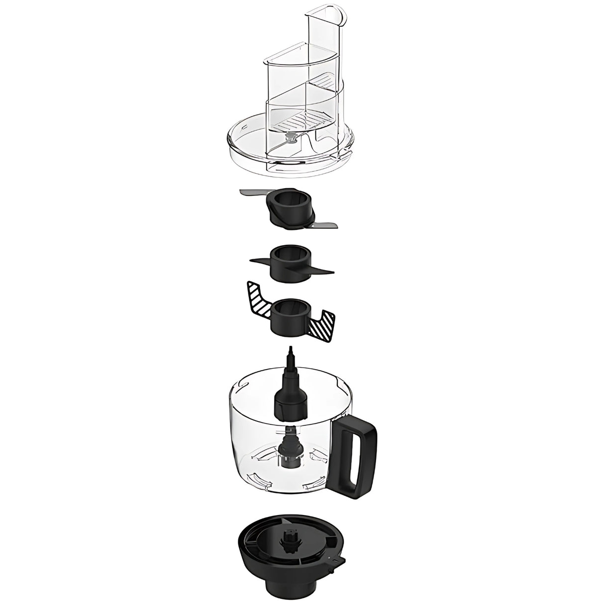 Butterfly Elektra 1 HP Food Processor High-Power 1 HP Motor - Black_2