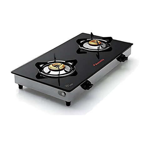 Butterfly L3940A00000 Glass Top LPG Stove Radiant 2 Burner - Black_2
