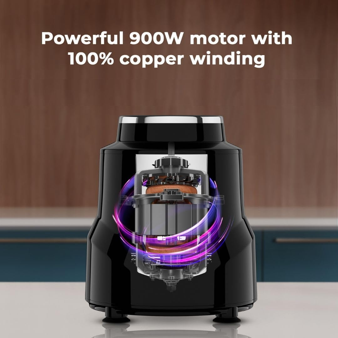 Butterfly Magnum 3 Jar Mixer Grinder 900 Watts - Black_Feature_1