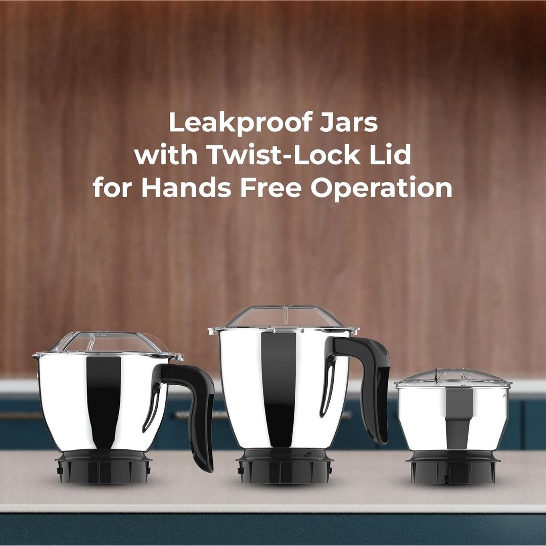 Butterfly Magnum 3 Jar Mixer Grinder 900 Watts - Black_Feature_2