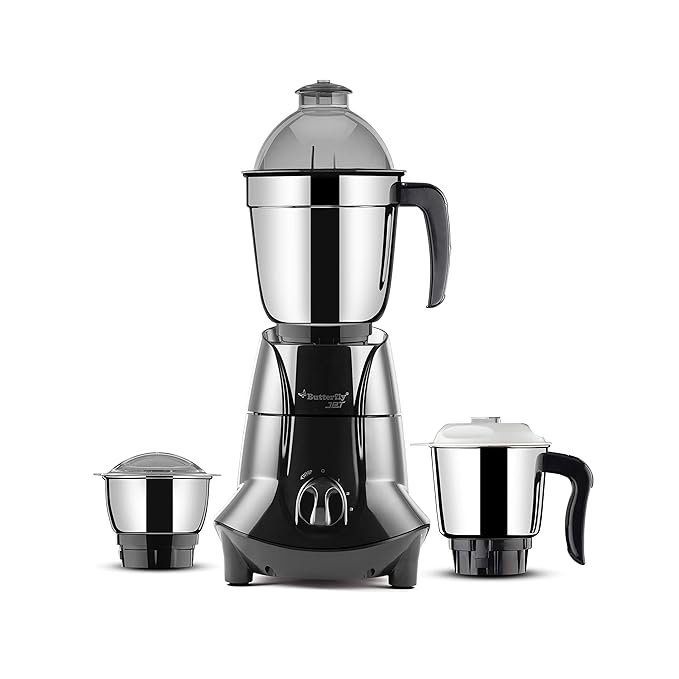 Butterfly Rhino 750W Mixer Grinder Powerful Motor 3 Versatile Jars - Black_1