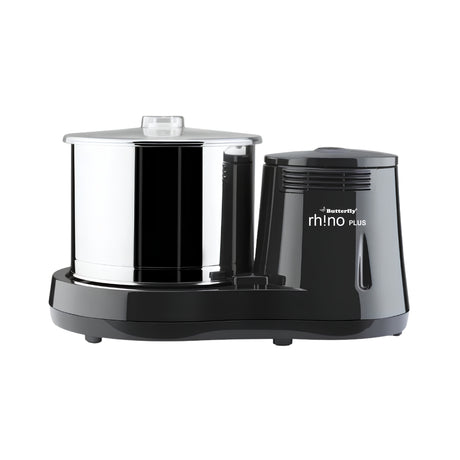 Butterfly Rhino Plus 2L Stainless Steel Drum Table Top Wet Grinder – Grey_Front View