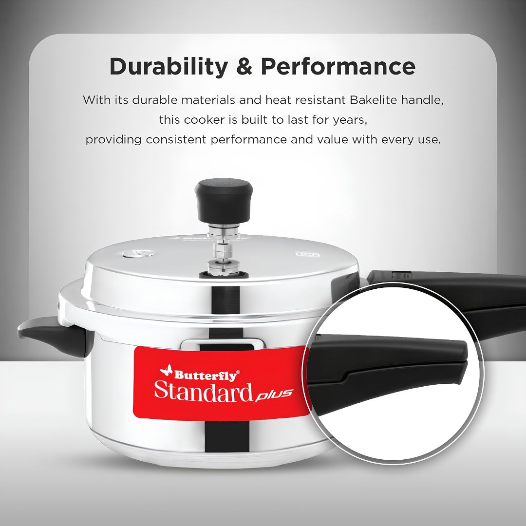 Butterfly Standard Plus Aluminium Pressure Cooker 3 L_Features 4