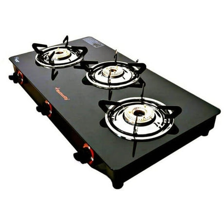 Butterfly Trio 3 Burner Manual Gas Stove - Black_2