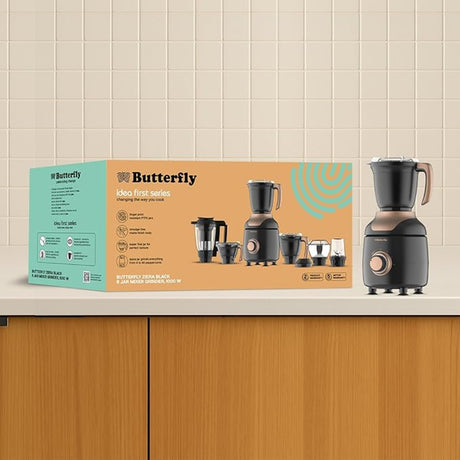 Butterfly Ziera Black 1000 Watt 6 Jars Mixer Grinder - Black_2