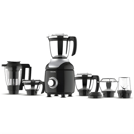 Butterfly Ziera Chrome 750 W 6-Jar Mixer Grinder - Black_1