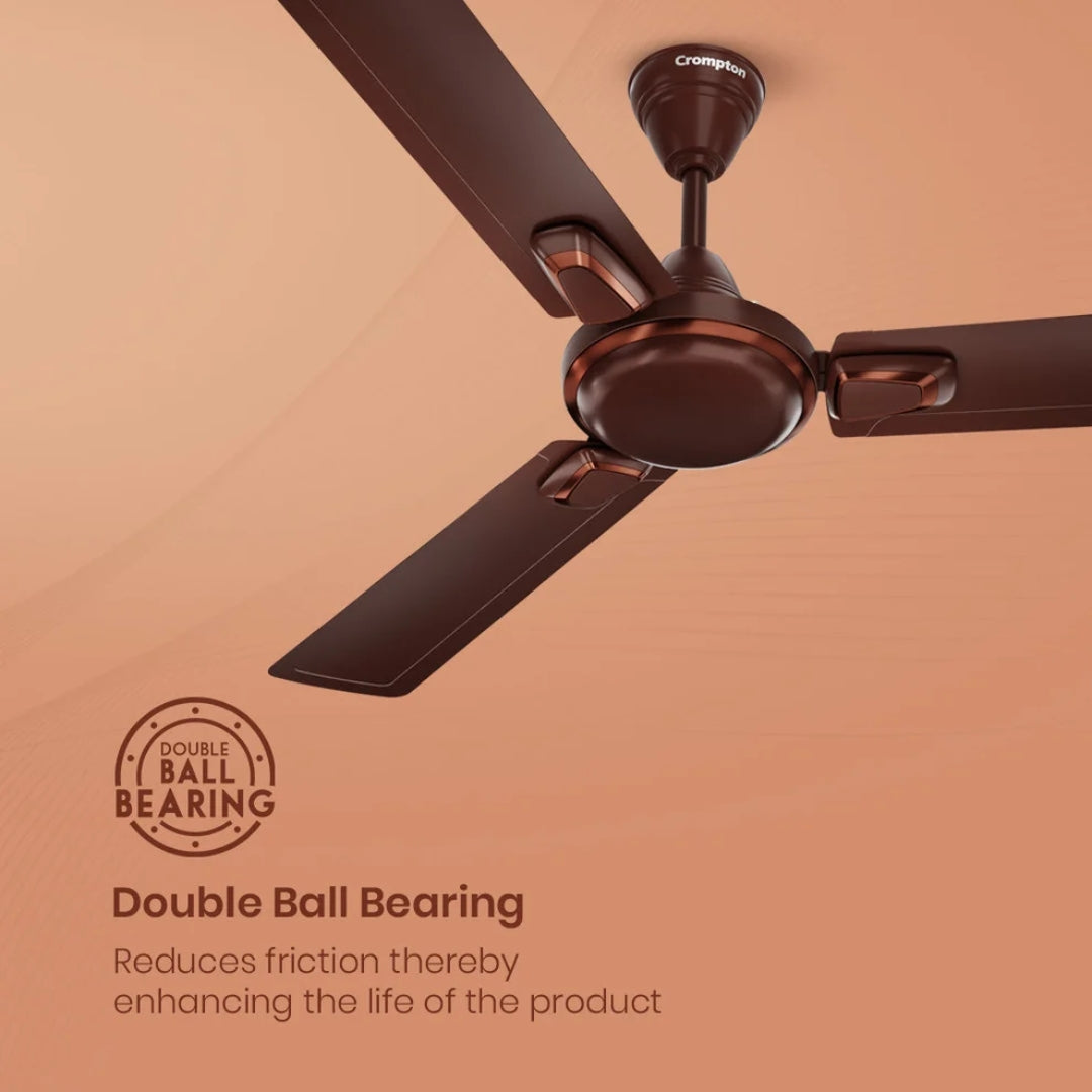 CROMPTON OPTIMUS 1200 CEILING FAN-CFSBOPS48BGS1S4