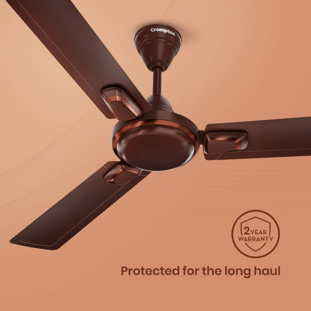 CROMPTON OPTIMUS 1200 CEILING FAN-CFSBOPS48BGS1S5