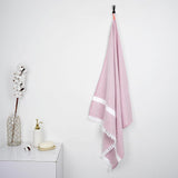Doctor Towels Cambric Solid Bath Towel  30x60 In - Merlot Mauve