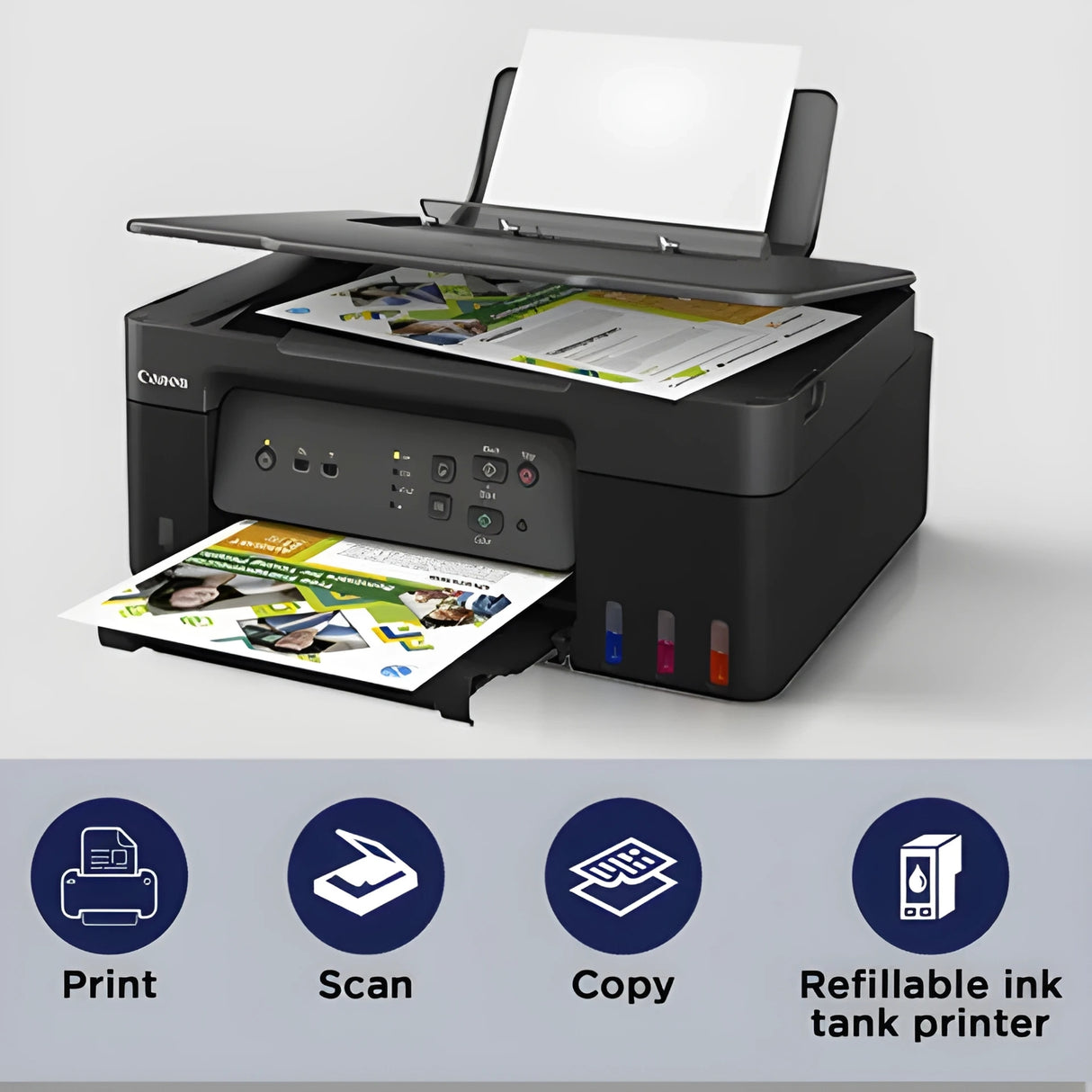 Canon Pixma G3730 All-in-One Printer - Black