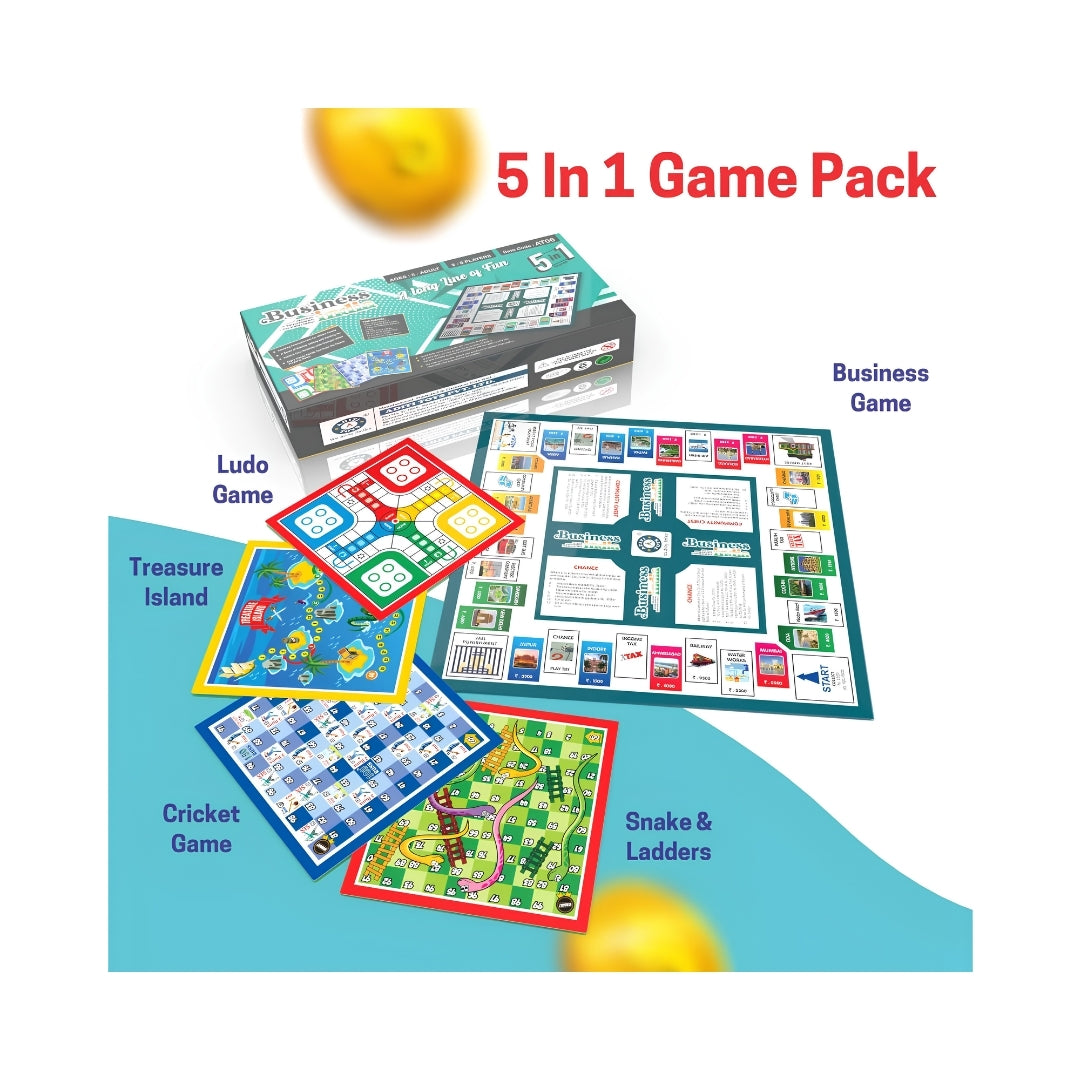 Chanak 5 In 1 Game Product In The Box_5