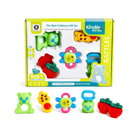 Chanak Baby Kinder Rattles 6 PCS Set Front View_1