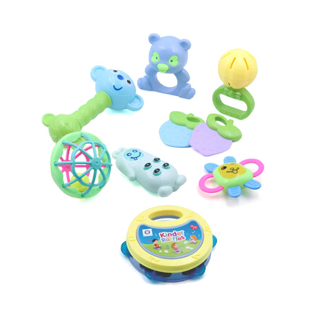 Chanak Baby Kinder Rattles 8 PCS Set Full Product View_1
