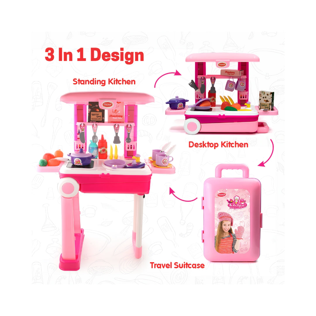 Chanak Big Kitchen Set Trolly Product  3-in-1 Design_3
