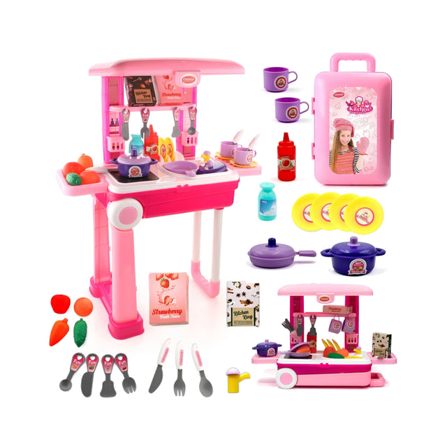 Chanak Big Kitchen Set Trolly Product  One Side View_2