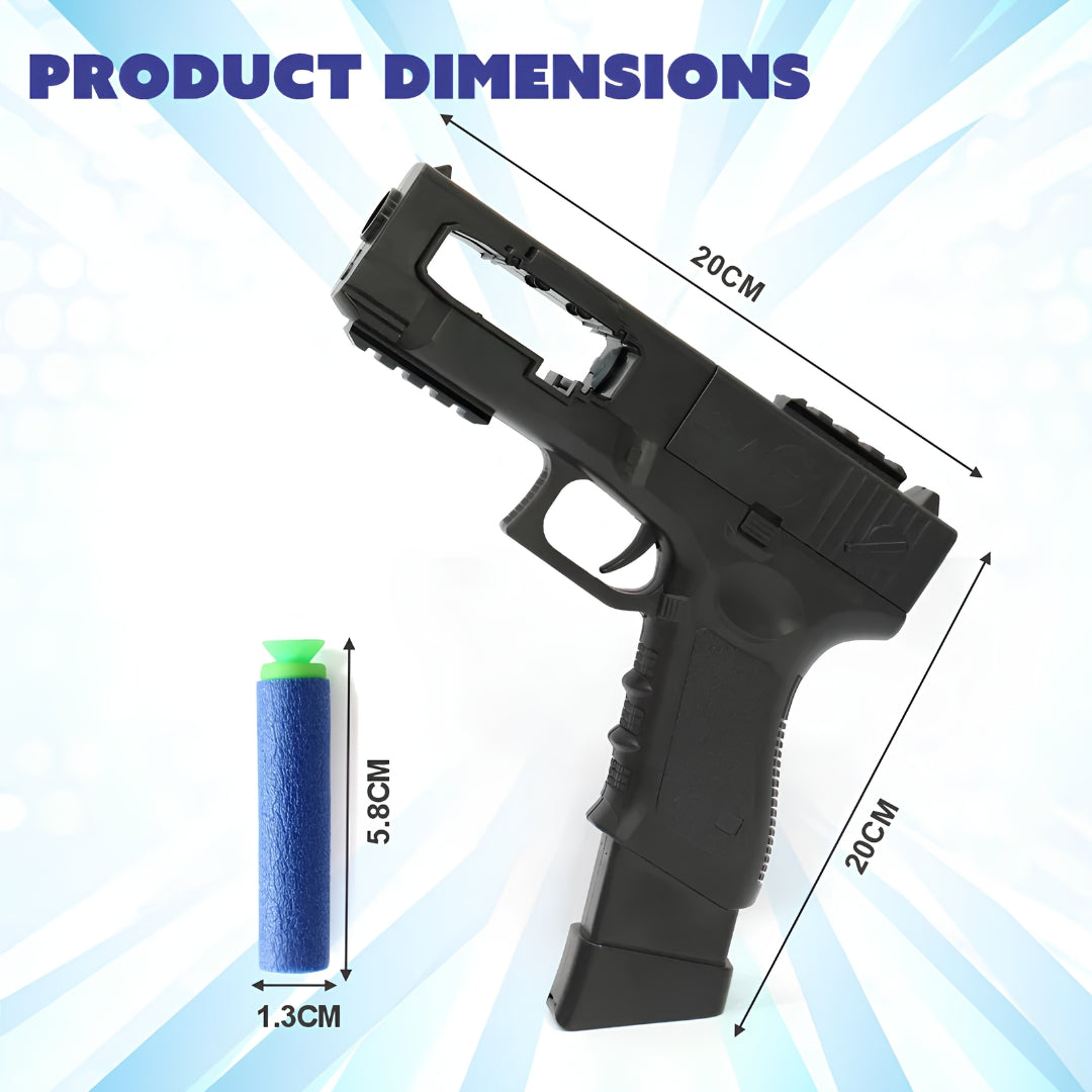 Chanak Black Commando 30 Dart Gun - Black-2