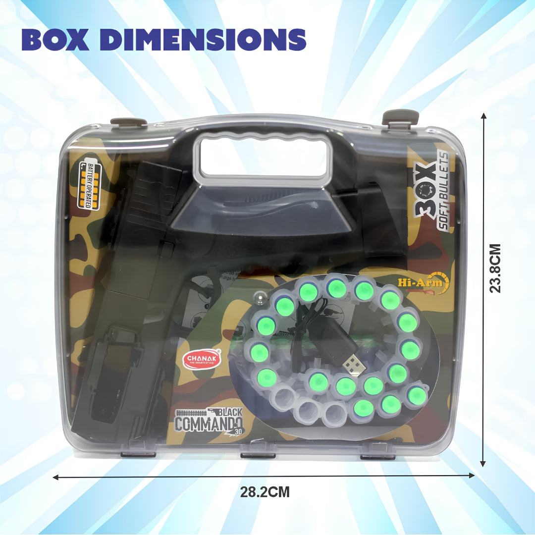 Chanak Black Commando 30 Dart Gun - Black-3
