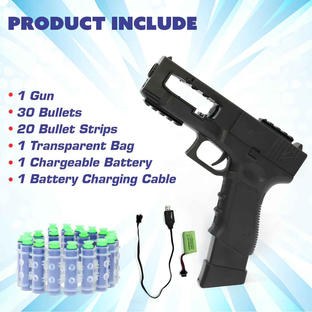 Chanak Black Commando 30 Dart Gun - Black-4