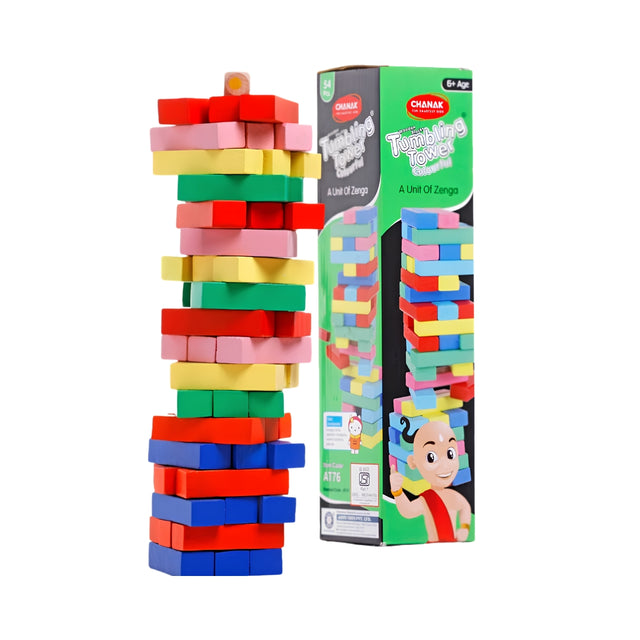 Chanak Colorful Tumbling Tower Front View_1
