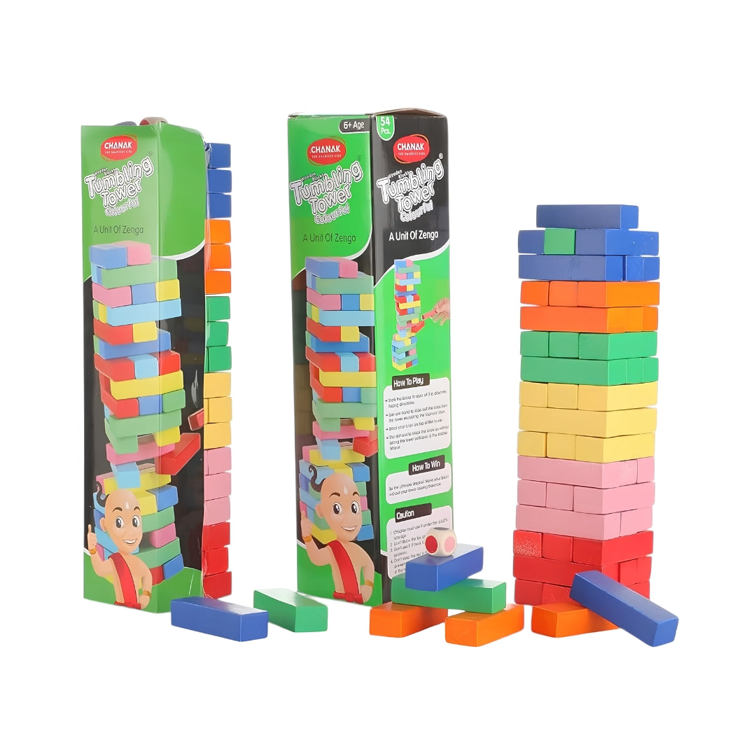 Chanak Colorful Tumbling Tower Side View_6