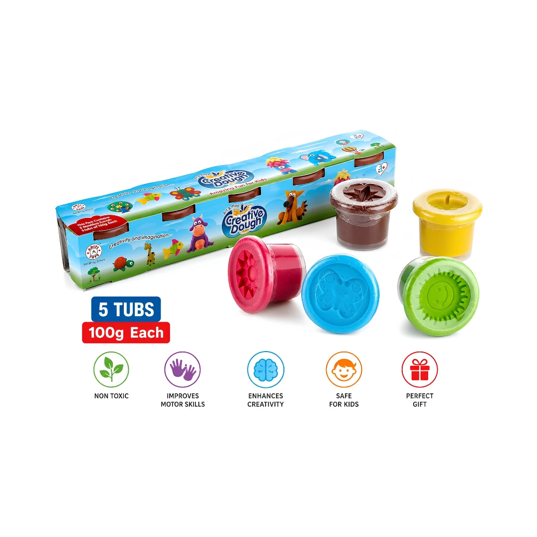 Chanak Creative Dough 100g Refill Pack 5 Pcs Set Key Features_6
