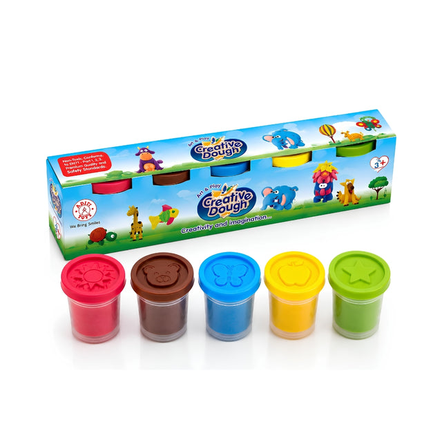 Chanak Creative Dough 100g Refill Pack 5 Pcs Set Top View_1