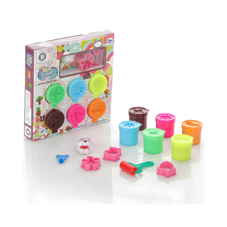 Chanak Creative Dough 30g Gift Pack 6 Pcs Set Side View_1