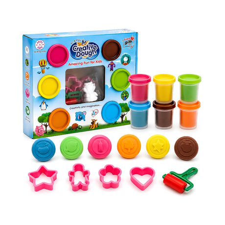 Chanak Creative Dough 50g Gift Pack 6 Pcs Set Full Product View_1