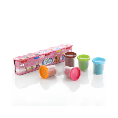 Chanak Creative Dough 50g Refill Pack 5 Pcs Set Side View_2