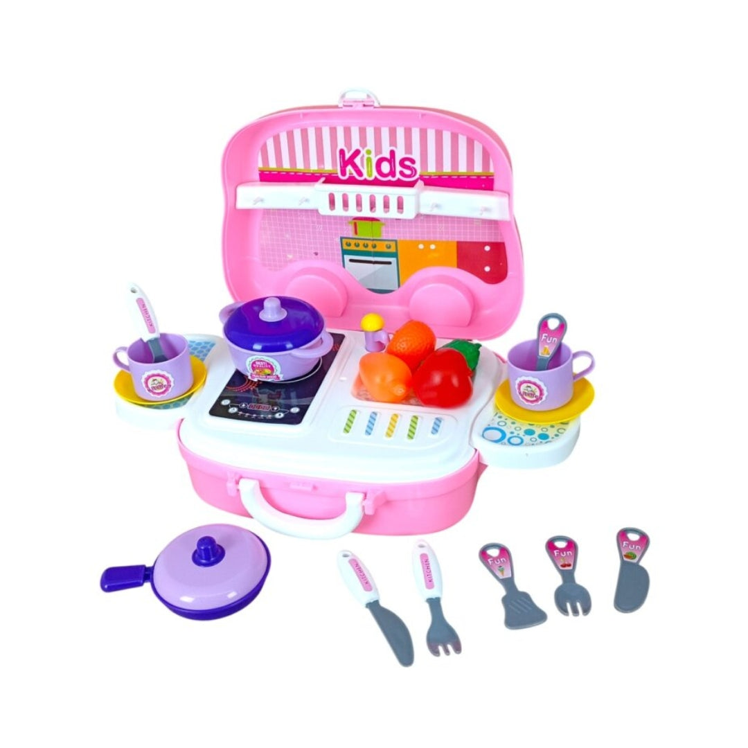 Chanak Fashion Kitchen Set Wheel Side View_4