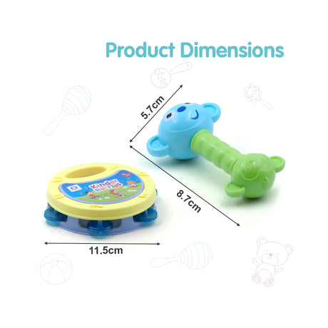 Chanak Kinder Rattles 2 PCS Dimension_2