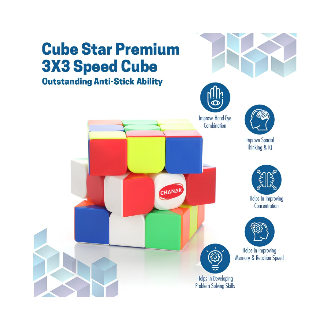 Chanak Premium Cube Star 3 x 3 x 3 Key Features_7