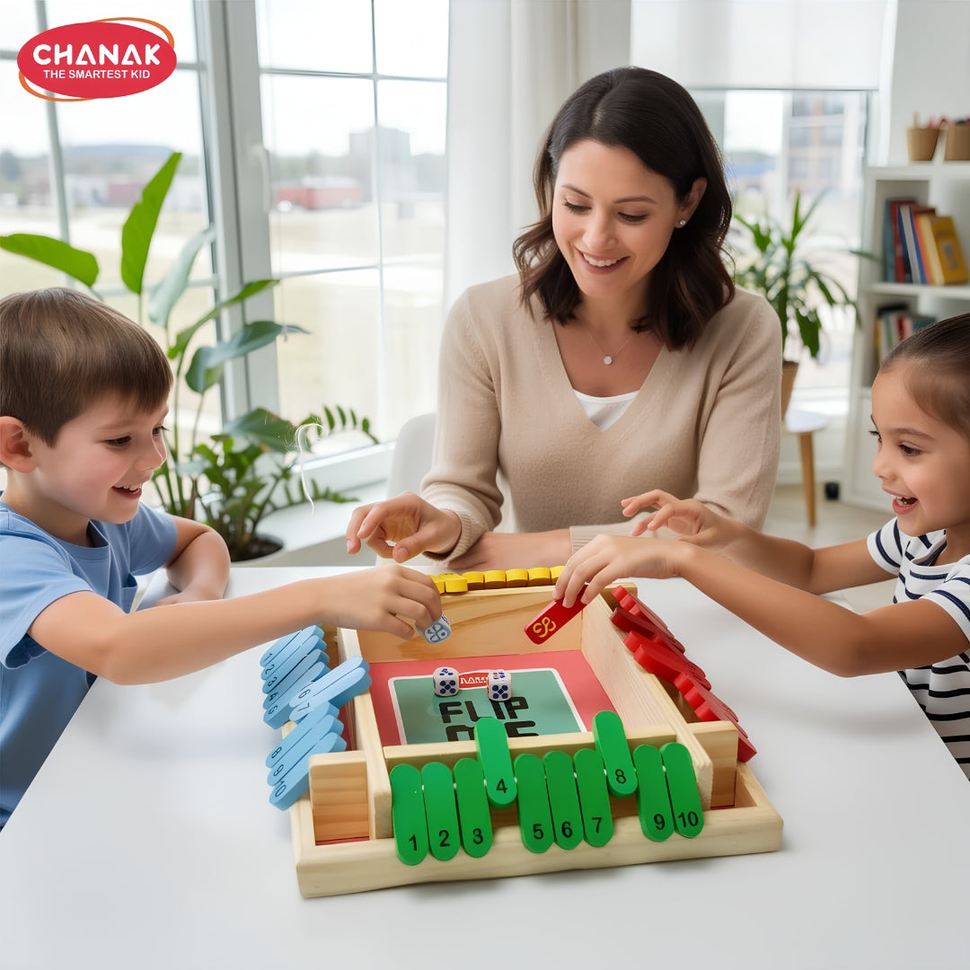 Chanak Shut The Wooden Box Dice Flip Me Game Key Feature_10