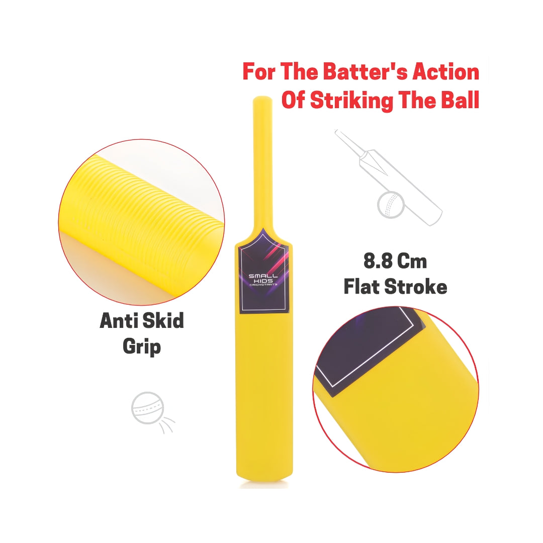 Chanak Small Crickstarts Kids Bat and Ball - Yellow Key Feature_5