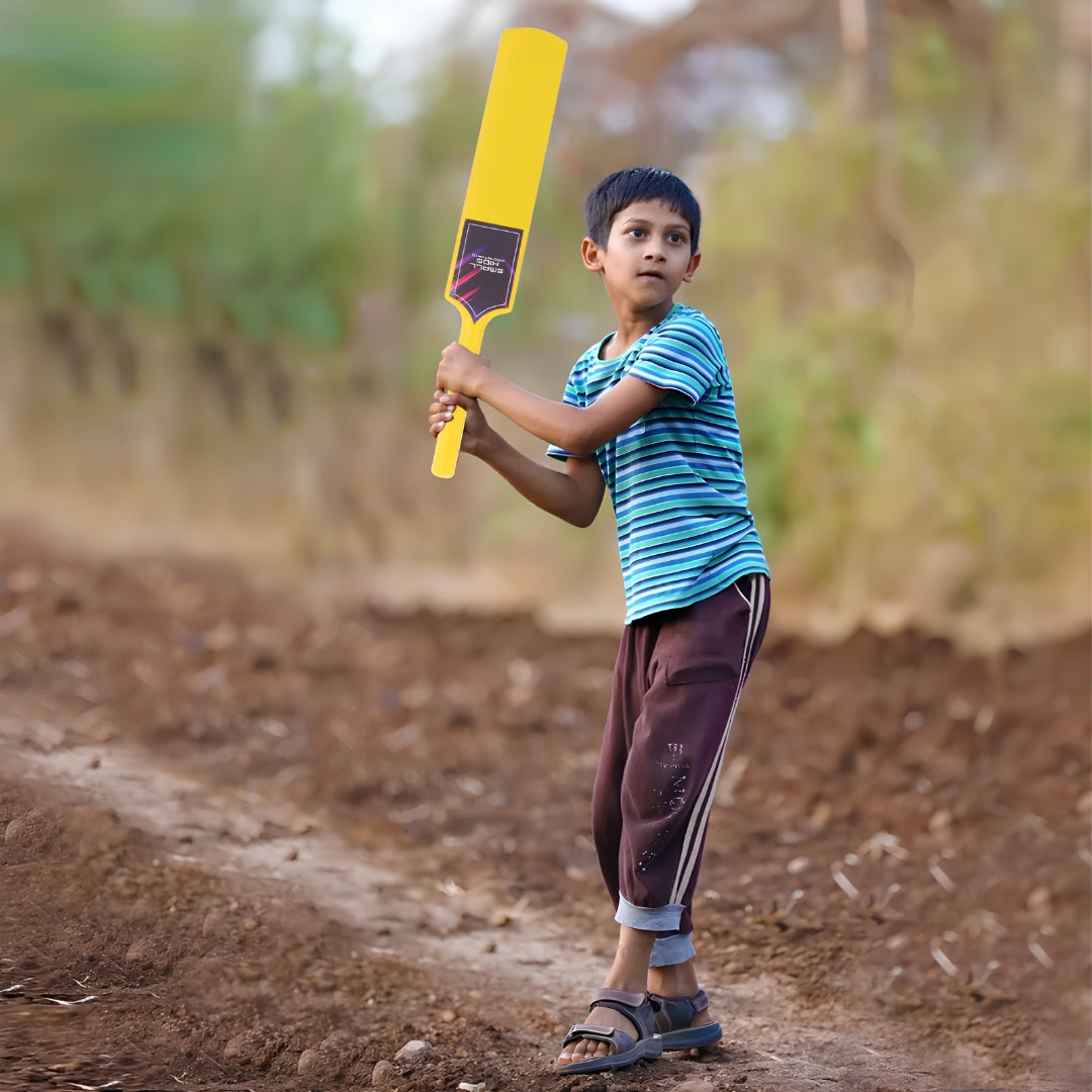 Chanak Small Crickstarts Kids Bat and Ball - Yellow Key Feature_7