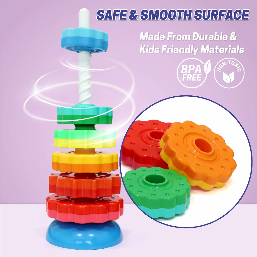 Chanak Spinning Stacking Tower Toy  Key Feature_6