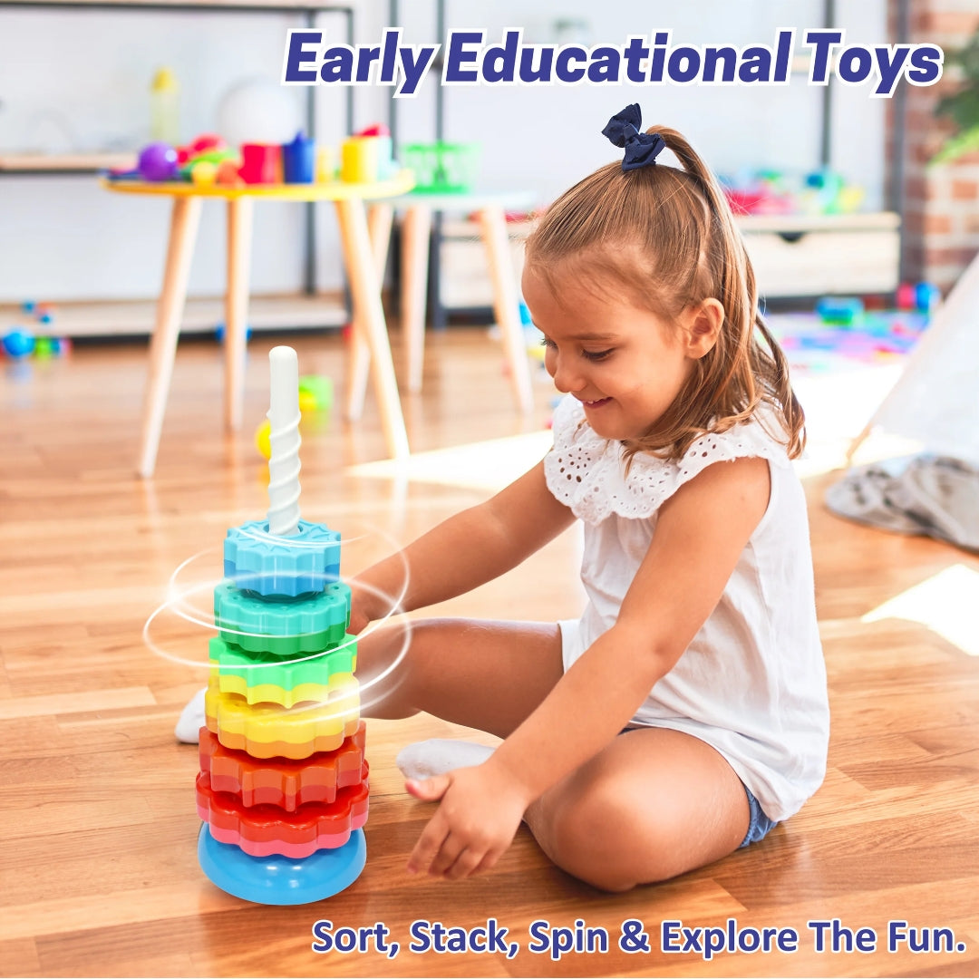 Chanak Spinning Stacking Tower Toy  Key Feature_7