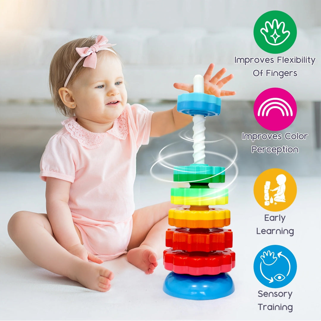 Chanak Spinning Stacking Tower Toy  Key Feature_8